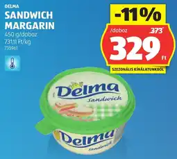 ALDI Delma Sandwich margarin ajánlat