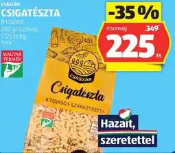 ALDI Császár csigatészta ajánlat