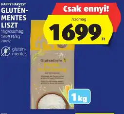ALDI Happy Harvest Glutenmentes liszt ajánlat