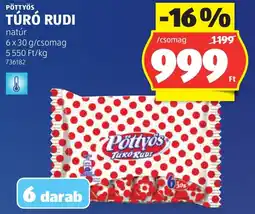 ALDI Pöttyös Túró Rudi ajánlat