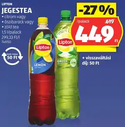 ALDI Lipton jegestea ajánlat