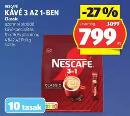 ALDI Nescafé kávé 3 az 1-ben ajánlat