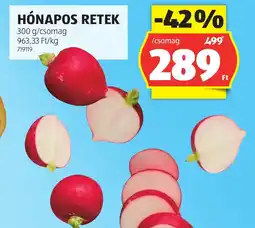 ALDI Hónapos retek ajánlat