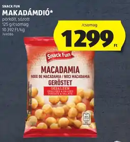 ALDI Snack Fun Makadámdió ajánlat