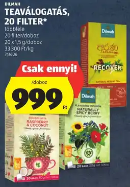 ALDI Dilmah Teaválogatás ajánlat