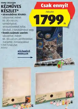 ALDI Home Creation Kézműves készlet ajánlat