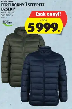 ALDI Up 2 Fashion Férfi könnyű steppelt ajánlat