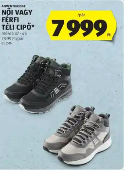 ALDI Adventuridge női, férfi téli cipő ajánlat