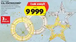 ALDI Home Creation XXL fénykoszorú ajánlat