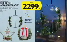 ALDI Home Creation LED-es fém ablakdekoráció ajánlat