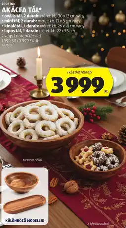 ALDI Crofton Akácfa tál ajánlat