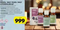 ALDI Ombia menta-, teafa-, levendulaolaj ajánlat