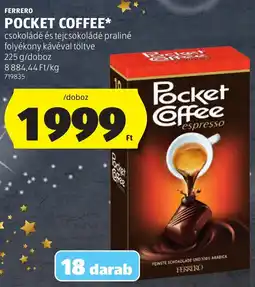 ALDI Ferrero Pocket Coffee ajánlat
