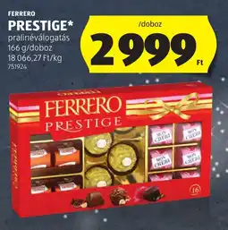 ALDI Ferrero Prestige ajánlat