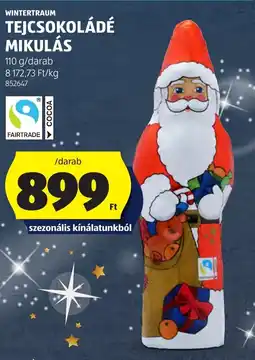 ALDI Wintertraum Tejcsokoládé mikulás ajánlat