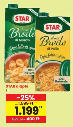 Spar STAR alaplé ajánlat
