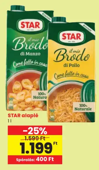 Spar STAR alaplé ajánlat