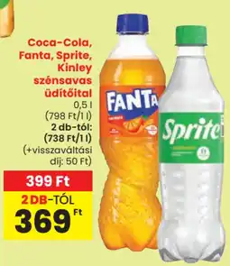 Spar Coca-Cola, Fanta, Sprite, Kinley ajánlat