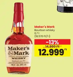 Spar Maker's Mark Bourbon whisky ajánlat