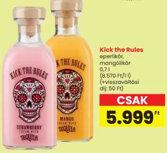 Spar Kick the Rules eperlikör, mangólikőr ajánlat