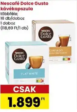 Spar Nescafé Dolce Gusto kávékapszula ajánlat