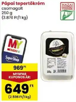Spar Pápai tepertőkrém ajánlat