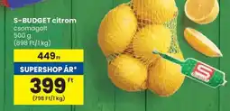 Spar S-BUDGET citrom ajánlat