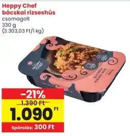 Spar Heppy Chef bácskai rizseshús ajánlat