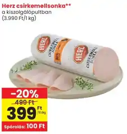 Spar Herz csirkemellsonka ajánlat