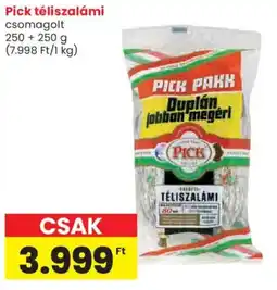Spar Pick téliszalámi ajánlat
