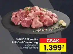 Spar S-BUDGET sertés kolbászhús csomag ajánlat