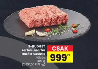 Spar S-BUDGET sertés-marha darált húsmix ajánlat