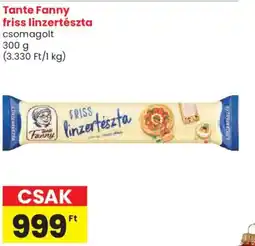 Spar Tante Fanny friss linzertészta ajánlat