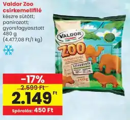Spar Valdor Zoo csirkemellfilé ajánlat