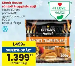 Spar Steak House rántott trappista sajt ajánlat