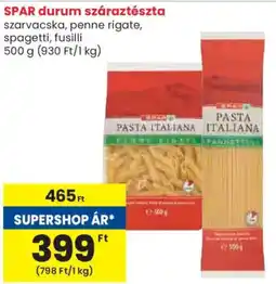 Spar SPAR durum száraztészta ajánlat