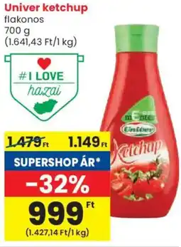 Spar Univer ketchup ajánlat