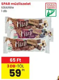Spar SPAR müzliszelet ajánlat