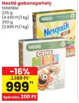 Spar Nestlé gabonapehely ajánlat