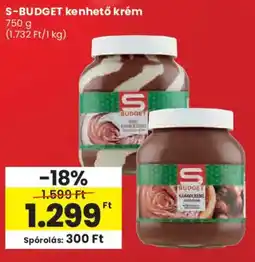 Spar S-BUDGET kenhető krém ajánlat