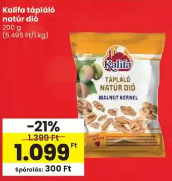 Spar Kalifa tápláló natúr dió ajánlat