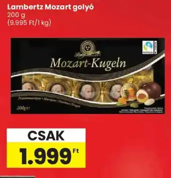 Spar Lambertz Mozart golyó ajánlat