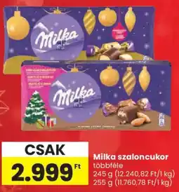 Spar Milka szaloncukor ajánlat