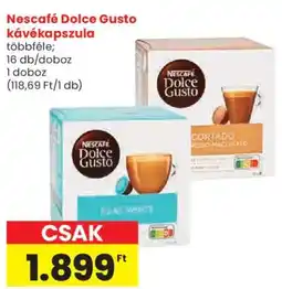 Spar Nescafé Dolce Gusto kávékapszula ajánlat