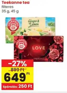 Spar Teekanne tea ajánlat