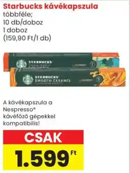 Spar Starbucks kávékapszula ajánlat