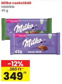 Spar Milka csokoládé ajánlat