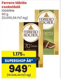 Spar Ferrero táblás csokoládé ajánlat