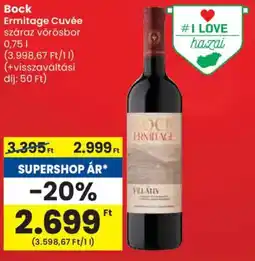 Spar Bock Ermitage Cuvée ajánlat