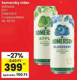 Spar Somersby cider ajánlat